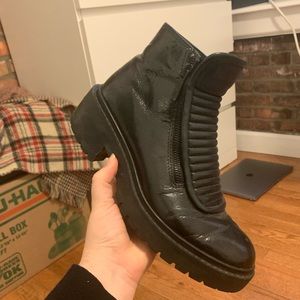 Kenzo Combat Boots With Chunky Sole
